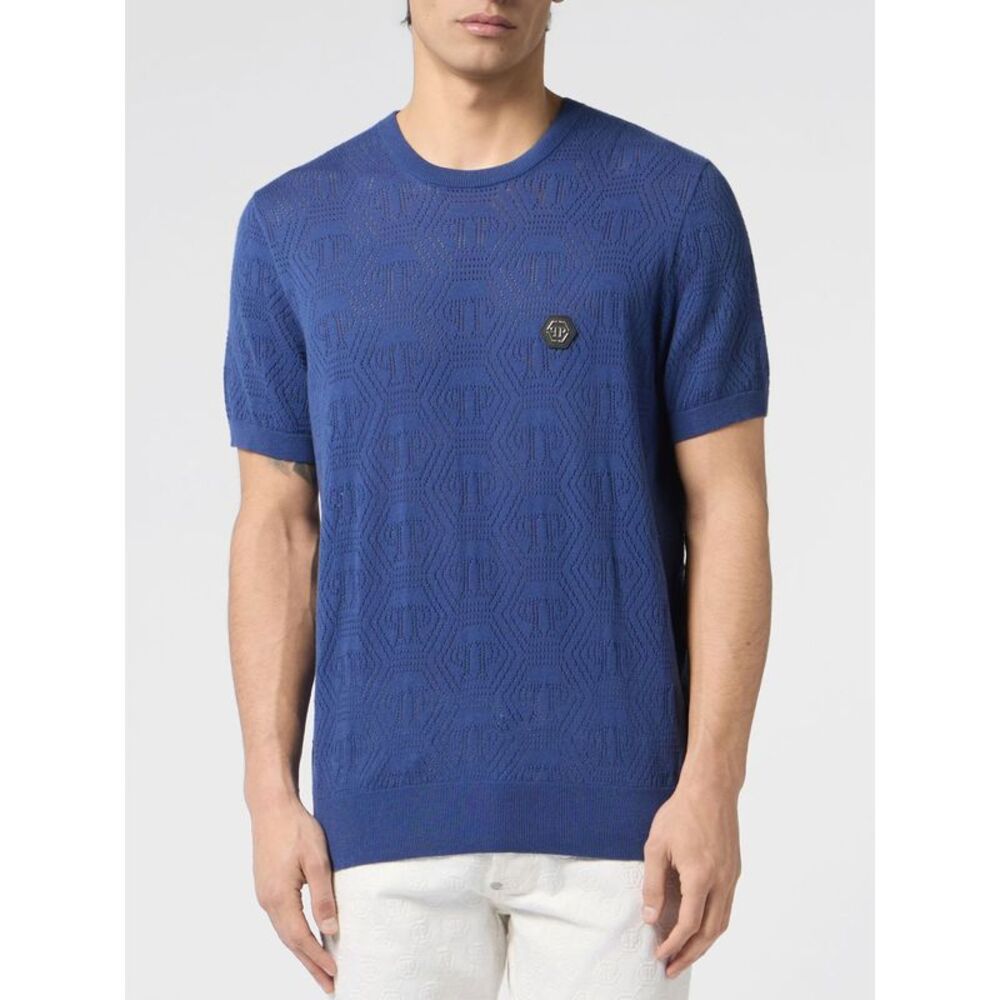 Philipp Plein Sweater Men Blue